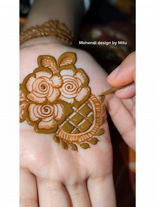 Mini Mandala Mehendi Design | Mehendi design by Mitu