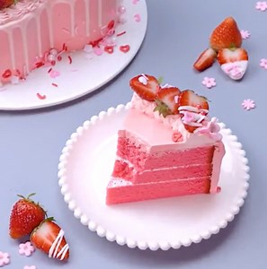 70K views · 2.2K reactions | Fabulous Strawberry Cake  | Tasty Plus | Facebook