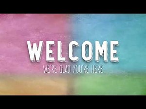 EasyWorship Background - Pastel Colors Welcome