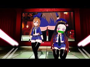 【Nezuko & Platelet】 Wiggle Wiggle 【MMD 4K 60fps】
