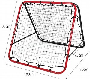 [Hot Item] Red Steel Frame Football Rebounder Net for Enhanced Training
