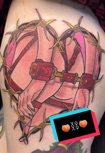 Barbed Wire Heart Tattoo by Marelle