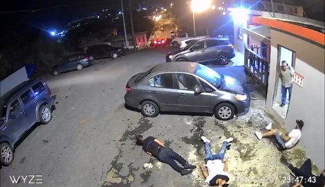 Drive-by shooting in Puerto Rico