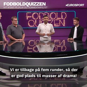 13K views · 14 reactions | Det spidser til i jagten på Danmarks største fodboldnørd! Vi er nået til semifinalerne, quizzen er udvidet til fem runder og Nicklas Dannevang har forberedt sig ved at spille Football Manager 95/96, 99/00 og 01/02 ⚽️ Se første semifinale nu på eurosport.dk og Dplay! | Eurosport Danmark | Facebook