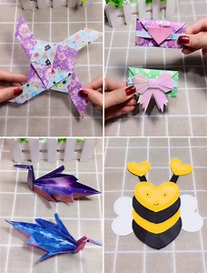 Awesome School Craft: Step-by-Step Easy Origami Paper DIYs for Beginners | Simple Drawings