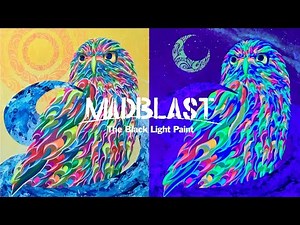 ブラックライト 蛍光ペイント