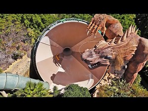 DRAGON POV - Enormous Funnel Slide at Siam Park Tenerife