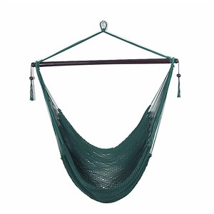 [Hot Item] Portable Camping Polyester Rope Hanging Swing Chair Beach Hammock Chair