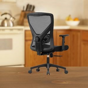 [Hot Item] Hot Selling Swivel Chair Black MID-Back Mesh Office Chair Computer Desk Chair