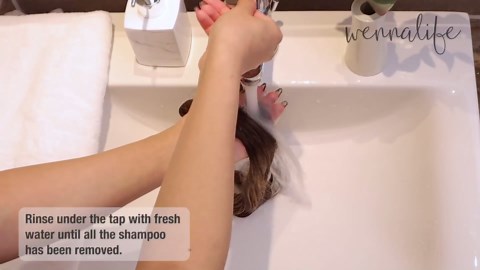 WENNALIFE Nano Bead Hair Extensions, 50g 100s 14 Inch Light Dark Brown Real Human Hair for Women Invisible Nano Ring Remy Hair Extensiones De Cabello Humano Fusion Installation