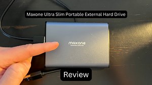 Watch Review&colon; Maxone 320GB Ultra Slim Portable Hard Drive on Amazon Live
