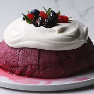 This is such a fancy summer pudding Recipe: https://tasty.co/recipe/summer-pudding | Tasty