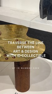 #IDCollectible Focusing on contemporary collectibles, the ID Collectible segment at India Design ID will exhibit high-quality, unique objects at the intersection of design, architecture, and art. Walk with us by the ID Collectible pavilion and witness the design unfold! Asian Paints ⁠Kohler India #IDMumbai2024 #IDCollectible #Architecture #Design #Business #BestLuxuryWeek #MostDefinitiveDesignWeek #LuxuryDecor | India Design ID