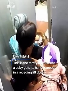 The child had been trying to reach out of the lift when the doors rolled open. As they opened, the tot's hand became trapped. Thankfully, after a tense two-minute struggle, the tot was able to remove their arm from the door as the surrounding locals looked visibly relieved that they were not seriously hurt. Locals later confirmed that the child had come away unscathed with no serious injuries. After the incident, people reportedly urged the society management to conduct a thorough inspection of