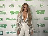 Jennifer Lopez takes the plunge in white at Global Citizen: Vax Live concert