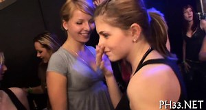 Tons of team fuck on dance floor blow jobs from blondes fuck