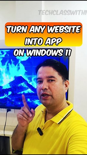 Turn Any website Into App 😱 🔥 #reels #microsoft #website #technology | Ashwani Bhardwaj