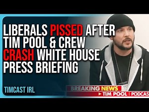 LIBERALS PISSED After Tim Pool & Crew CRASH White House Press Briefing
