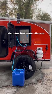 3.9K views · 35 reactions | Mounted hot water shower for your teardrop trailer | Wander Tears | Facebook