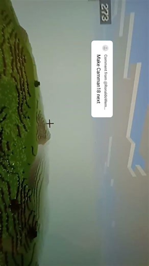 I maked camman18 in minecraft