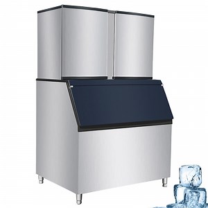 [Hot Item] Food Grade Automatic Cube Ice Machine 1000kg/24h Day Ice Machine Ice Maker for Commercial Use