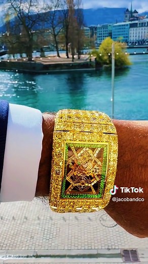 Exquisite Yellow Diamond Watches by Jacob & Co: A Billionaire's Dream