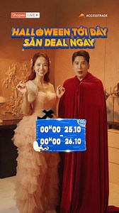 HALLOWEEN TỚI RỒI – CÙNG VŨ NGỌC ANH SĂN DEAL CỰC HOT TRÊN MEGALIVE 🎃 💖 Các tình iuuu ơi, sẵn sàng “hóa phép” ví tiền của mình chưa nè? Cùng Vũ Ngọc Anh “bùng nổ” đêm MegaLive 25/10 – HALLOWEEN TỚI ĐÂY, SĂN DEAL NGAY 🎬 ✨ DEAL HOT KHÔNG THỂ BỎ LỠ TRONG PHIÊN LIVE: 🧴 Sữa Tắm Lifebuoy 800gr Detox – sạch sâu bụi mịn PM2.5, 100% thiên nhiên, diệt khuẩn hiệu quả 💦 🫧 Sữa rửa mặt CeraVe Foaming Facial Cleanser 473ml – làm sạch sâu, dưỡng ẩm dịu nhẹ cho da dầu 🌿 ☀️ Kem chống nắng nâng tone La Roch