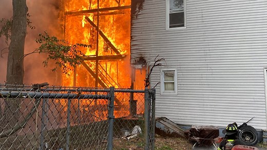 Four-alarm fire rips through three homes on Lafayette Street in Paterson