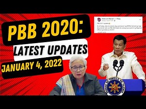 PBB 2020: LATEST UPDATES AS OF JANUARY 4, 2021