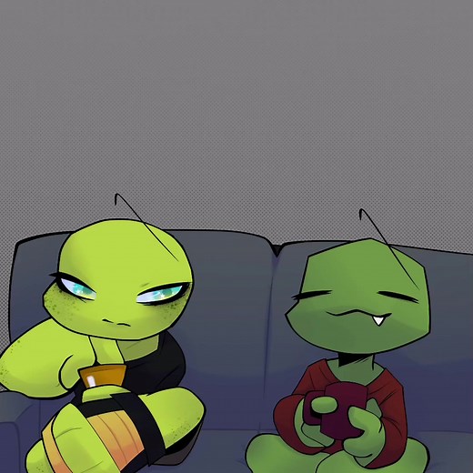 Mikey is reaping what he sowed 😶 . . . #tmntau #TMNT #teenagemutantninjaturtles #tmntraph #tmntmikey