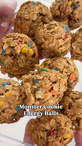 These Monster Cookie Energy Balls are the perfect combo of healthy and delicious!  Full recipe ⬇️ ⬇️ Packed with protein and super easy to make—these are a go-to snack in our house! Find the full recipe on the blog at youngwildme.com  #HealthySnacks #EnergyBites #ProteinTreats #MonsterCookies #EasyRecipes #EasySnack | Young Wild Me | Facebook