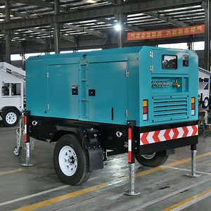 [Hot Item] Mobile Type Diesel Screw Air Compressor 185-750cfm Diesel Screw Air Compressor 185-750cfm