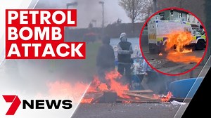A mob has attacked police with petrol bombs in Northern Ireland on the eve of a visit by US President Joe Biden. The violence erupted on the 25th anniversary of the Good Friday Agreement, the peace deal that largely ended sectarian bloodshed in the country. 7NEWS at 6pm. More local news: 7news.com.au/news/sydney #Belfast #7NEWS | 7NEWS Sydney