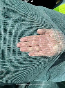 [Hot Item] 100GSM Mono Triangle Green and Orange Olive Net with UV