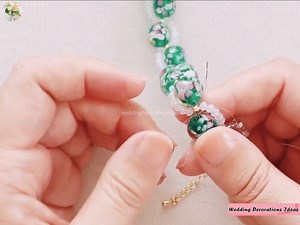 1.3K views · 52 reactions | How to Make a Lamp Bead Bracelet Perfect for Summer | Wedding Decoration Ideas | Facebook