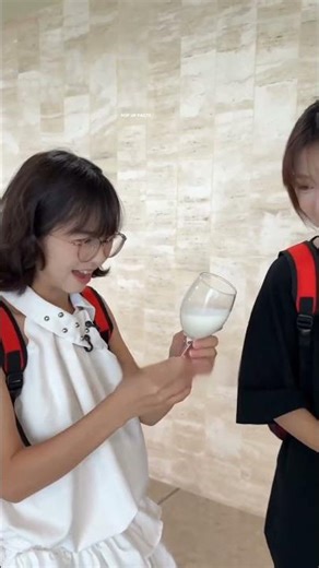Girl Throws Fake Milk in Office Prank 😂