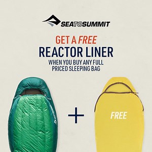 3.8K views | Receive a FREE liner valued at over $100 with every full priced sleeping bag. | Sea to Summit | Facebook