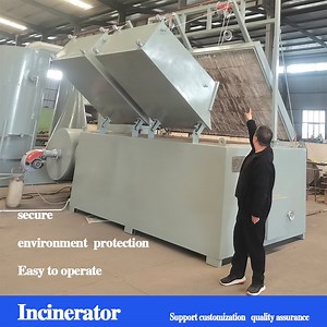 [Hot Item] Large 500kg/H Hospital Clinical Medical Waste Needle Sanitary Napkin Incinerator / Hospital Medical Waste Disposal Machine