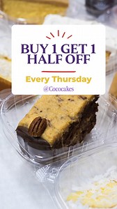 🍰✨ Sweet Thursday Deal! 🍰✨ Buy One, Get One Half Off at COCOCAKES! Treat yourself to our 'Create Yo Chunk' experience today! Tag a friend and indulge! #COCOCAKESBYCOCO #BOGOHalfOff #CreateYoChunk#TuckerThursdays #TuckerCakes #AtlantaCakes #foodporn | Cococakes BY COCO