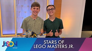 It's a new version of LEGO Masters. Teens are now showing off their incredible builds in Lego Masters Jr. Jason talks to 2 young stars of the show. And wait until you see some of the things they can build. | The Jason Show