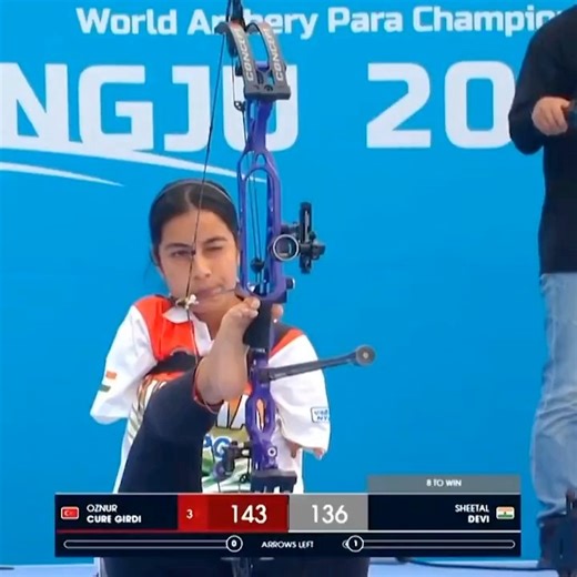 India’s daughters continue to illuminate the world with their brilliance. With her gold at the World Para Athletics Championship, Sheetal Devi has become the first-ever Para Archery World Champion in Women’s Compound Individual-an achievement that will be remembered as a landmark in sporting history. This victory reflects courage, confidence, and the spirit of every daughter of Bharat. Congratulations to Sheetal Devi on this historic feat! #WorldArchery #ParaArchery #WorldParaAthletics | Rekha G