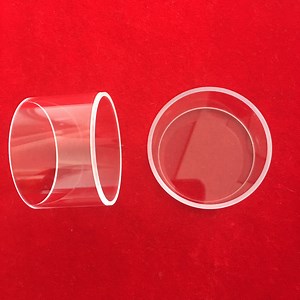 [Hot Item] Standard Lab Glassware Clear Reflection Measurements Quartz Glass Round Cuvette Cylindrical Cell