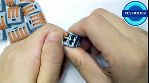 Conductor Terminal Block, 50 Pack Assortment Conductors Compact Wire Connectors 2 Holes (20pcs), 3 Holes (20pcs), 5 Holes (10pcs).