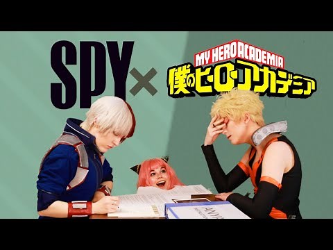 Spy x My Hero Academia MHA BNHA Todoroki and Bakugou Babysit Anya