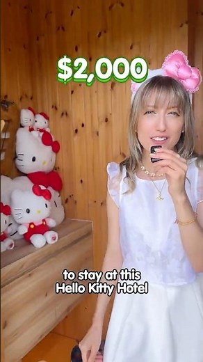 Hello Kitty Hotel For $2000 a night! Crazy or Cute?! 🎀