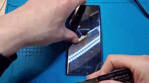 OLED Screen Replacement for Samsung Note 10 Plus 5G with Frame & Fingerprint Sensor – Includes Full Tool Kit & Installation Guide (Black)