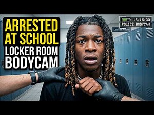Police Bodycam: Suspect Apprehended at School Locker Room