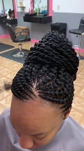 GHANA BRAIDS ‼️‼️ #africanbraid #africanbraids #africanbraider...