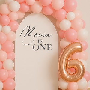 Name is Age Personalised Stickers for Sail Board | Birthday Signs Vinyl Decal Wording Balloon Arch - Etsy Australia