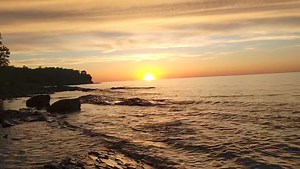 Lake Superior sunset in 30 seconds!! #PureMichigan #Michiganinthesummer #LakeSuperior #Sunset #upperpeninsula | Michigan Outdoors Report